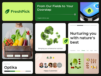 FreshPick Concept Branding branding ui user experience