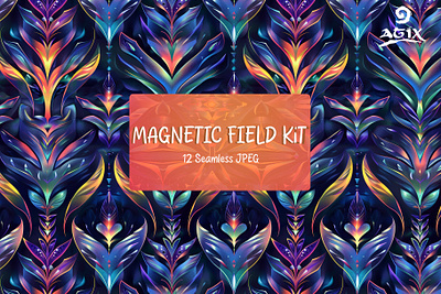 Magnetic Field KiT [ 12 Seamless JPEG ] background texture infinite background pattern bundle seamless pattern seamless textures