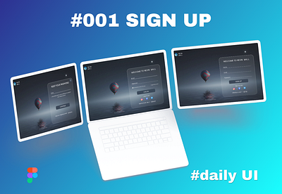 SIGN UP PAGE | #dailyUI | app branding design figma graphic design illustration logo typography ui ux vector