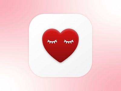Daily UI: App Icon 3d android app app icon design heart icon icon design ios meditation mobile website