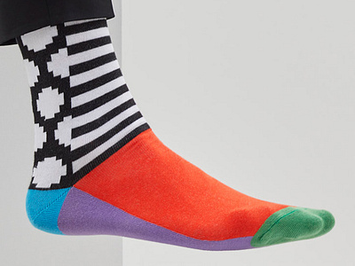 Bipolar socks artwork branding colour creative design fashion illustration illustrator ilustrace marekehrenberger pattern photography socks ui vector