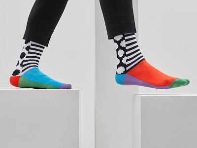 Bipolar socks artwork branding colour creative design fashion illustration illustrator ilustrace marekehrenberger pattern photography socks ui vector