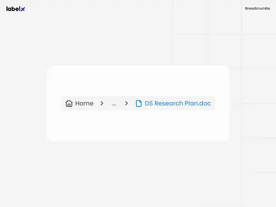 Breadcrumbs UI Component breadcrumb breadcrumbs component component ui components design system figma figma kit navigation product navigation steps ui ui component ui design ui kit ux