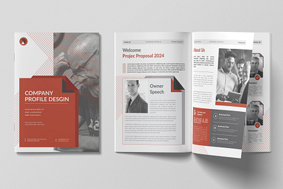 Company Profile Brochure Design Template - Annual report annual reports brochure design business proposal company profile