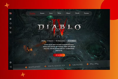 Redesign Landing Page designinspiration gamedesign gameui gamification landingpagedesign nteractivedesign responsivedesign uidesign userexperience uxdesign websitedesign websiteredesign