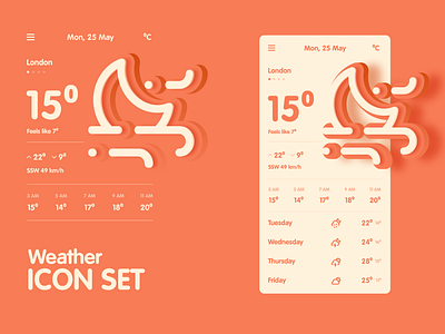 3D Colourful Weather Icon Set 3d 3d icon donate figma free icon icon icon pack icon set weather