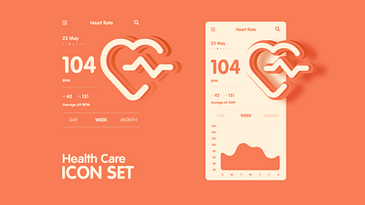 3D Colourful Health Icon Set 3d 3d figma 3d icon donate figma free icon health icon icon pack icon set