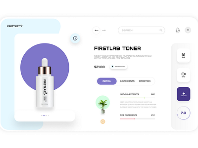 Clean Product Web Page Design branding design figma graphic design product ui uiux viral web