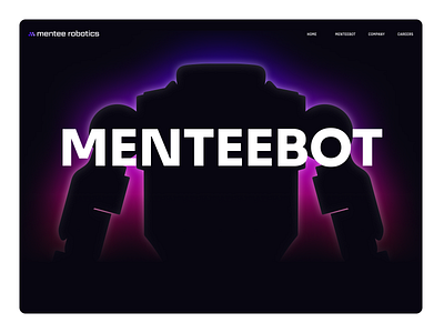 SuperFine → [MenteeBot] [LP] bot dark header lp mentee menteebot robot superfine ui website
