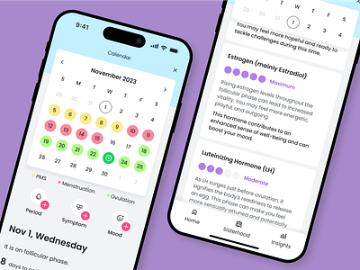 U Look So Good: Calendar action app calendar coach cycle cycle tracker daily health hormone information level log menstrual mobile month period period tracker tracker week wellness