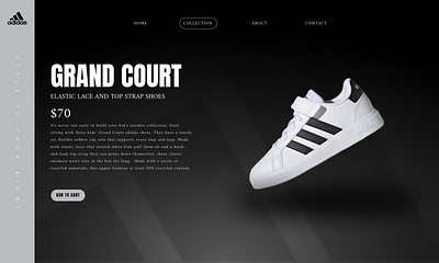 Adidas User Interface (personal work) branding graphic design logo ui