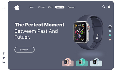 Apple Home Web-Design 3d apple branding desing first graphic design homepage iphone ui website