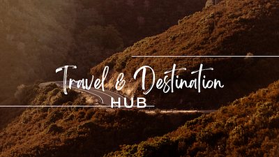 Travel Hub Banner branding graphic design ui ui ux design ux