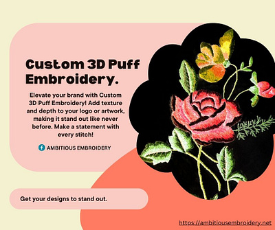 Embroidery 3D Puff Design # 2 embroidery 3d puff design 2