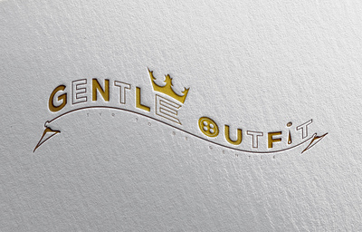 Logo design for my client - Gentle Outfit artwork brand design brand identity branding business logo creative design design graphic design illustration illustrator logo logo design minimal design minimal logo minimalist design minimalist logo