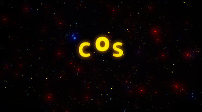 Cosmos 2d after effects animation cosmos logo logoanimation matchcut motion motion graphics retro space