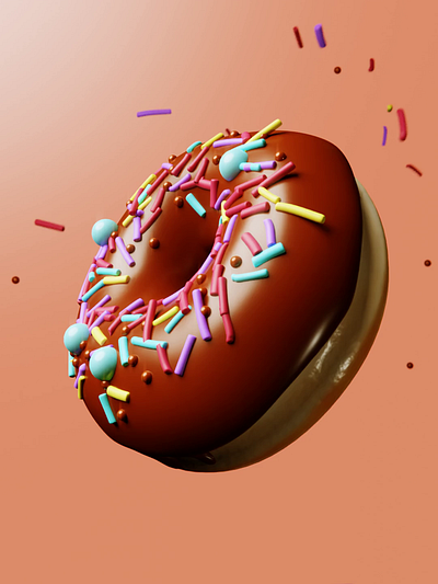 The Blender Beginner Donut 3d animation