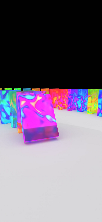 Some colours? - TikTok edition @lalabuy15 3d 3d animation animation blender design geometry nodes illustration physics simulation
