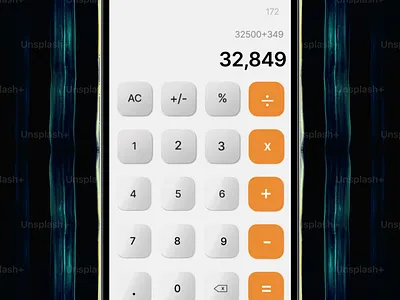 Calculator dailyui ui uidsign uiux