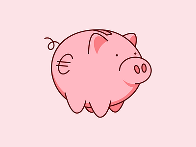 Piggybank bank cheap icon logo money oink pig piggy piggybank pink
