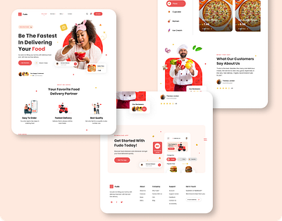 Food Restaurant Web App branding design development figma food landing page marketing restaurant ui uiux ux