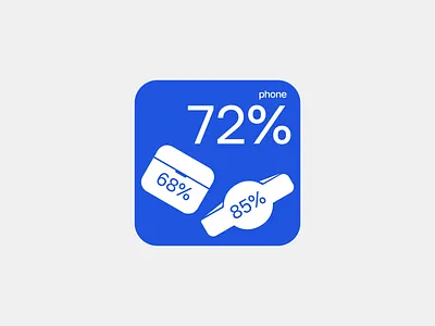 Battery Charge Widget app charge design mobile ui widget