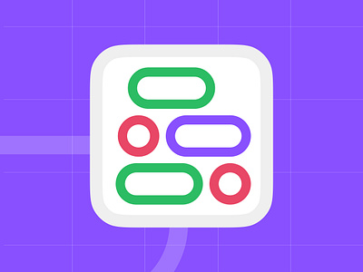 App Icon - The Calculator abacus app icon appicon asimetric branding calculator colors design icon logo mobile product simple u ui uiux ux visual identity