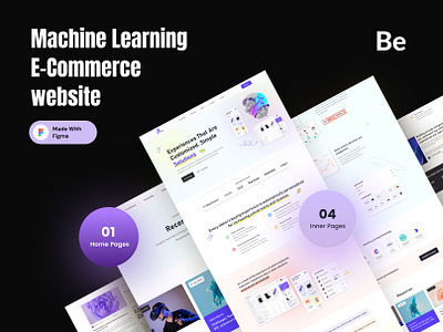 Machine Learning E-Commerce Website ecomerce website ecommerce landing page machine learning machine learning servers machine learning website saas ui uiux