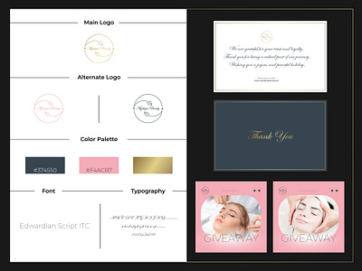Beauty and cosmetic logo and branding identity design beauty and cosmetic branding beauty and cosmetic logo branding graphic design logo