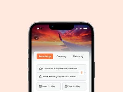 ✈️🎫Flight Ticket Booking App ui