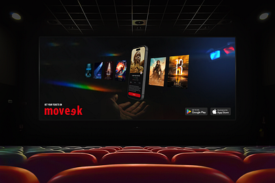 Moveek | App ads ads movies tickets purchasing app