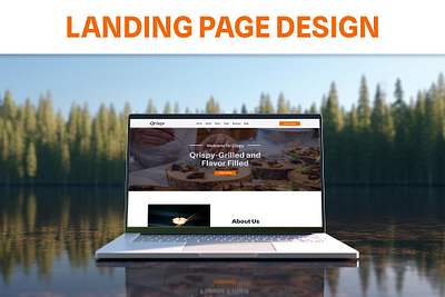 Landing Page Design appdesign behance branding design designinspiration dribbble figma graphic design landing page design ui uiux uiuxdesign userinterface ux web webdesign