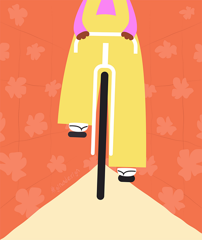 Cycling animation cycling bicycle biking cycling motion graphics spring day