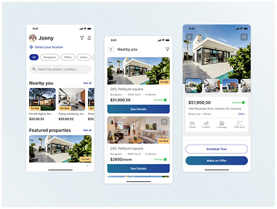 Real Estate App find house home booking homeapp mobile app real estate realestate ui ux