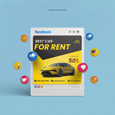 Car Social Media Post Design ads banner car design graphic design new car ui wow car