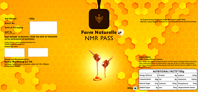 Rebranding: Labelling of Farm Naturelle Honey branding labelling