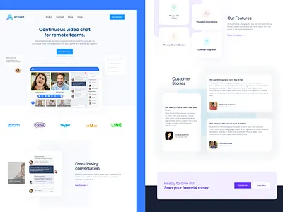 Landing Page Ui/Ux design desktop design landing page minimalist ui user interaction website design