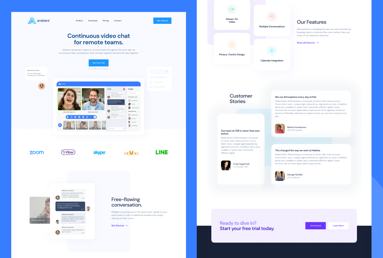 Landing Page Ui/Ux by Nimrah Mubashir on Dribbble