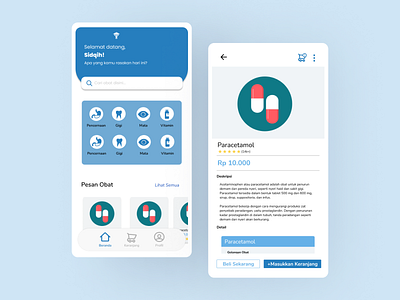 ApoteKu App app design illustration mobile ui ux vector