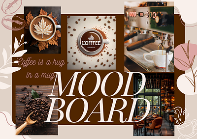 Mood Board Coffee Shop Aesthetic branding graphic design