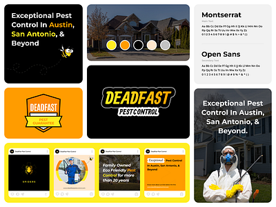 DeadFast Pest Control - Branding Design brand brand identity branding