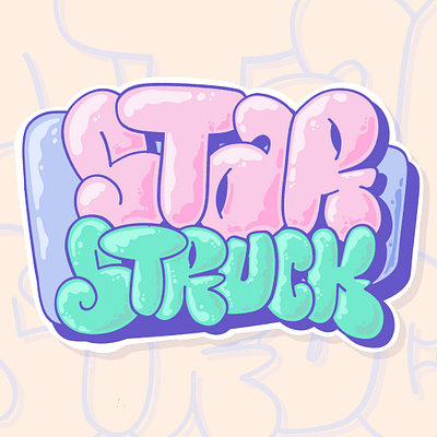 Star Struck design digital art fresco graffiti graphic design graphic designer illustration logo