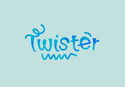 Twister apple pencil hand handlettered ipad lettering procreate twister typography
