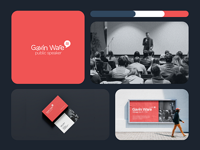 Gavin Ware | Branding animated logo brand identity branding design graphic design logo personal brand personal branding public speaker visual identity