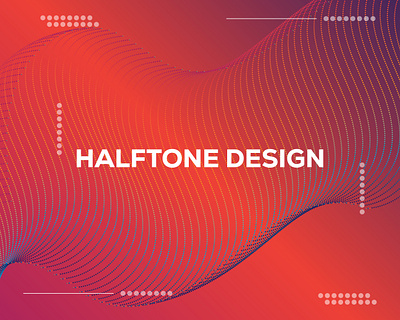 Free vector colorful halftone design background. app branding design graphic design illustration logo typography ui ux vector