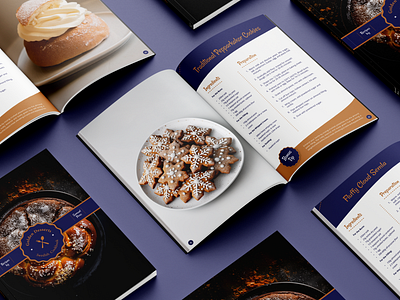 Swedish Bakery Book ai bakery book book design branding branding book branding design cook book editorial design graphic design indesign book kitchen book layout design magazine midjourney book pasteries pastry