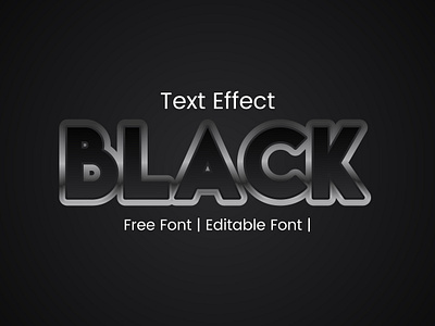 Free vector creative text effect. design graphic design illustration