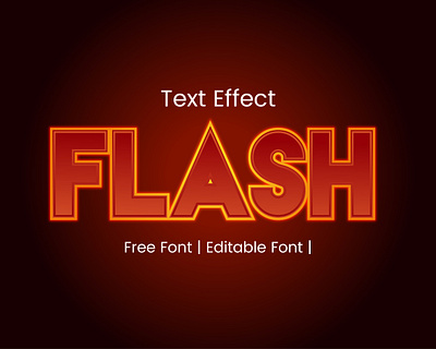 Free vector creative text effect. branding design graphic design illustration logo typography