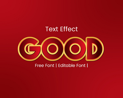 Free vector creative text effect. branding design graphic design illustration logo typography vector