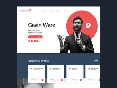 Gavin Ware | Website brand identity branding design graphic design ui webdesign website